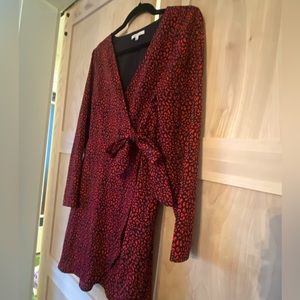 Boutique Faux Wrap Dress Size S